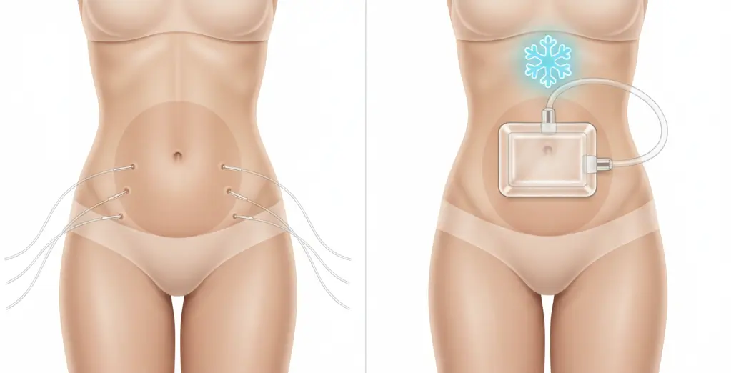 Comparatif liposuccion vs CoolSculpting à Lausanne