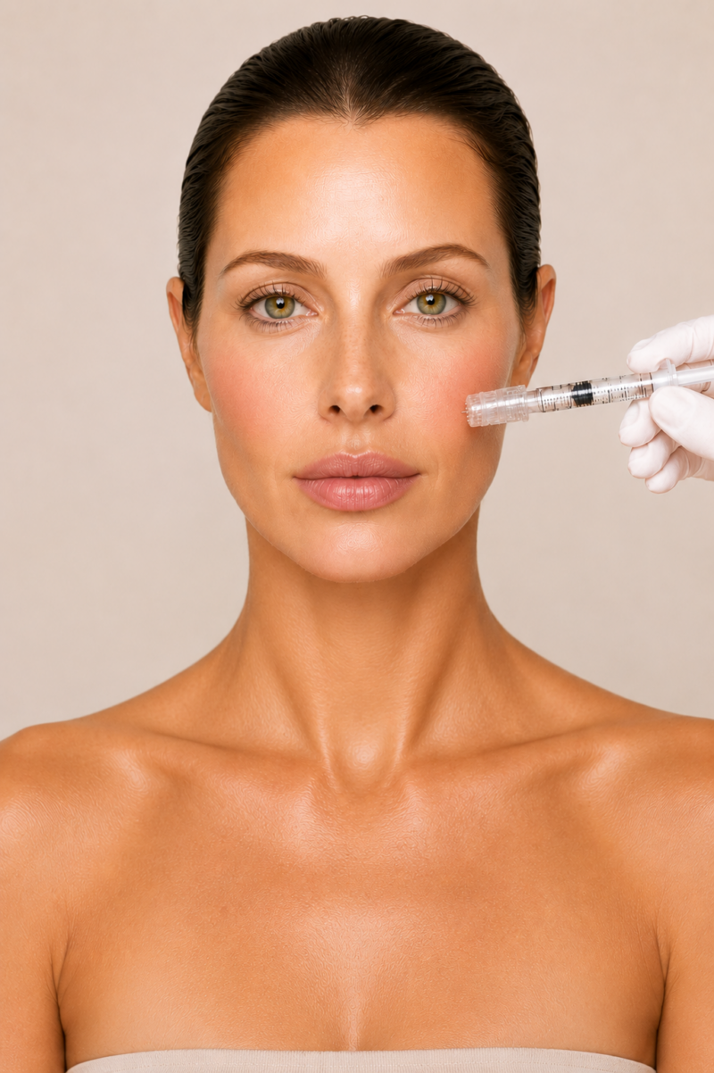 Exosomes - visage 2 Application des exosomes au Turtle Pin sur le visage