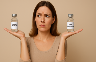 Botox vs acide hyaluronique