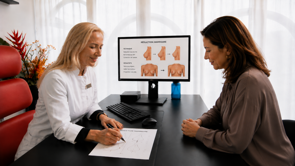 Breast lipofilling 2 Surgical consultation before breast lipofilling, Maison Tóā Lausanne