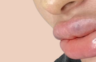 lèvres mal injectées