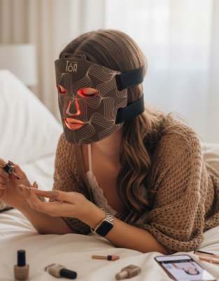 Masque LED utilisation